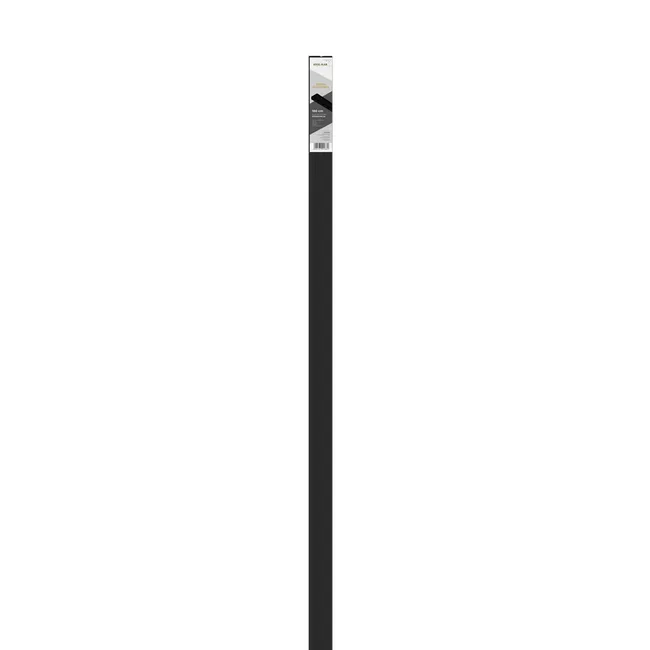 Szyna sufitowa 1-torowa czarna 180 cm z akcesoriami PVC