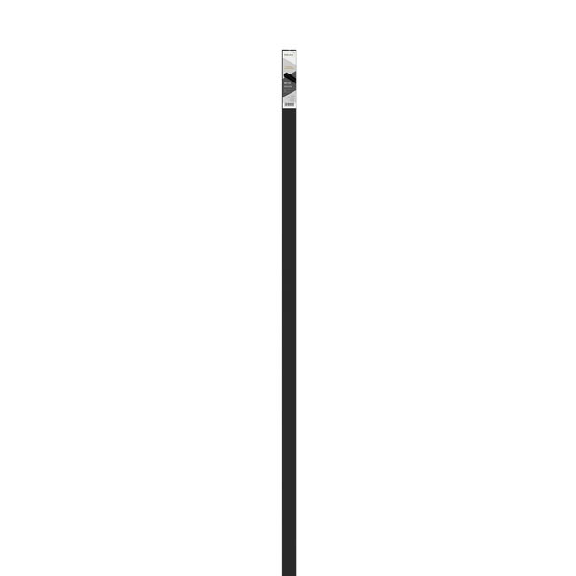Szyna sufitowa 1-torowa czarna 250 cm z akcesoriami PVC