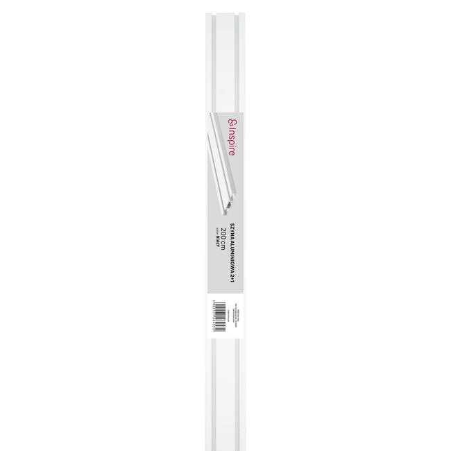 Szyna sufitowa uniwersalna 1 i 2-torowa 200 cm biała aluminiowa Inspire