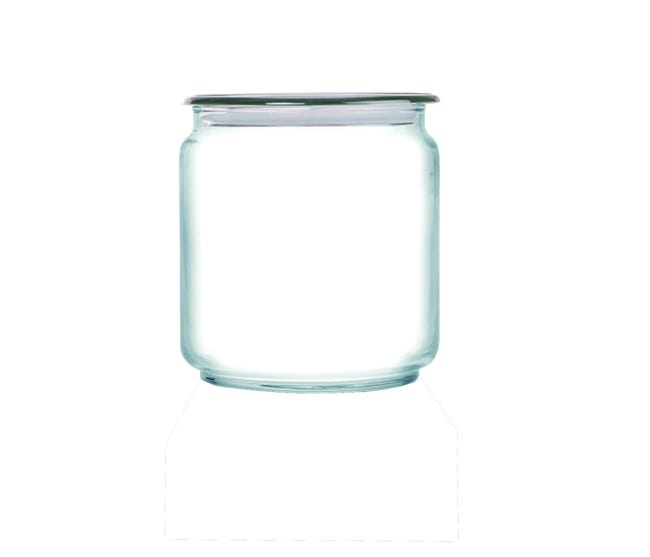 Słoik z pokrywką Plano 750 ml szary Luminarc