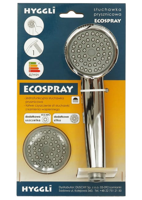 Słuchawka prysznicowa Ecospray Hyggli