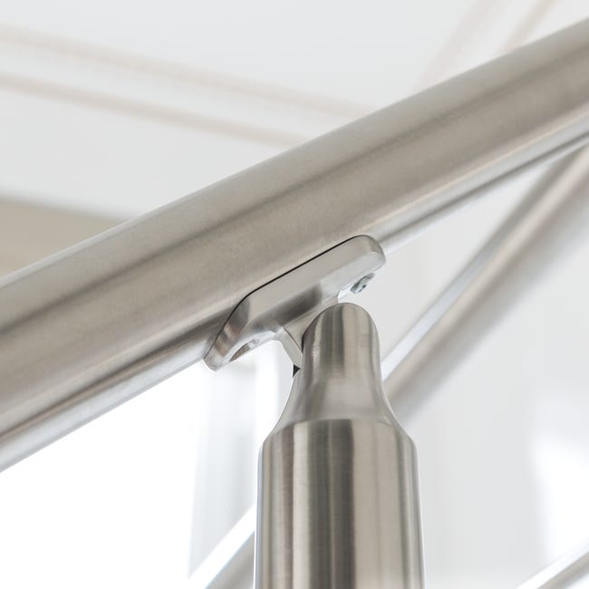 Słupek balustrady srebrny satynowy 86 cm Artens