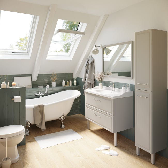 Słupek łazienkowy Charm Grey 30 x 187.5 Sensea