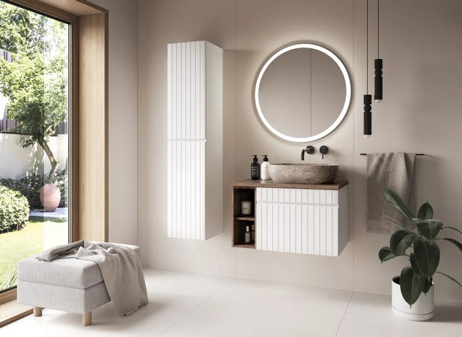 Słupek łazienkowy Iconic White 35 x 160 Comad