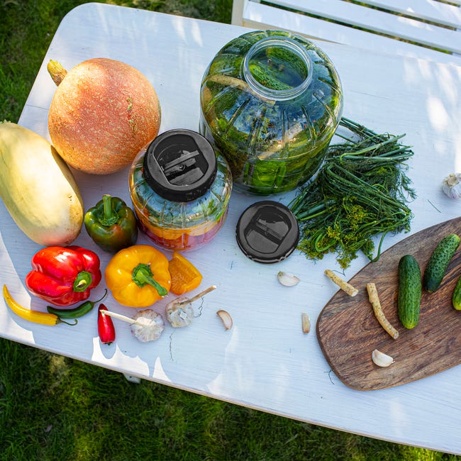 Słój plastikowy 10l z pokrywą Browin