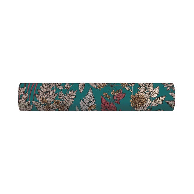 Tapeta Floral Impression 377515 zielona morska winylowa na flizelinie