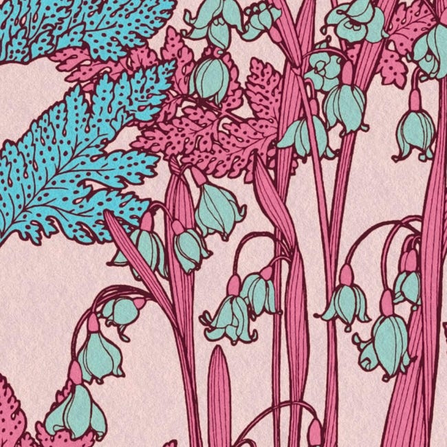 Tapeta Floral Impression 377518 różowa winylowa na flizelinie