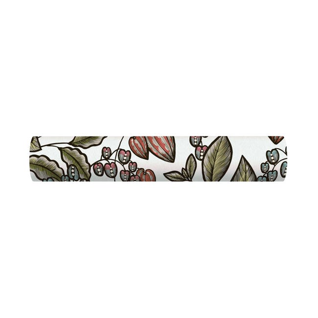 Tapeta Floral Impression 377545 biało-zielona winylowa na flizelinie