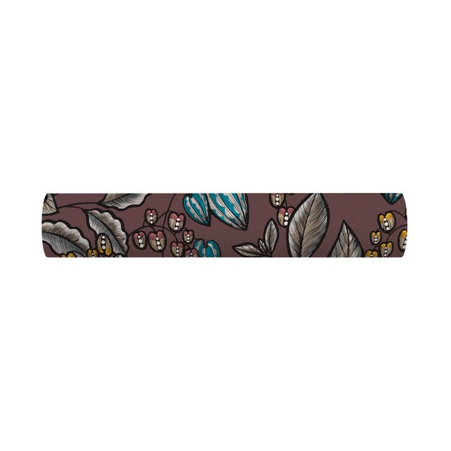 Tapeta Floral Impression 377546 bordowa winylowa na flizelinie
