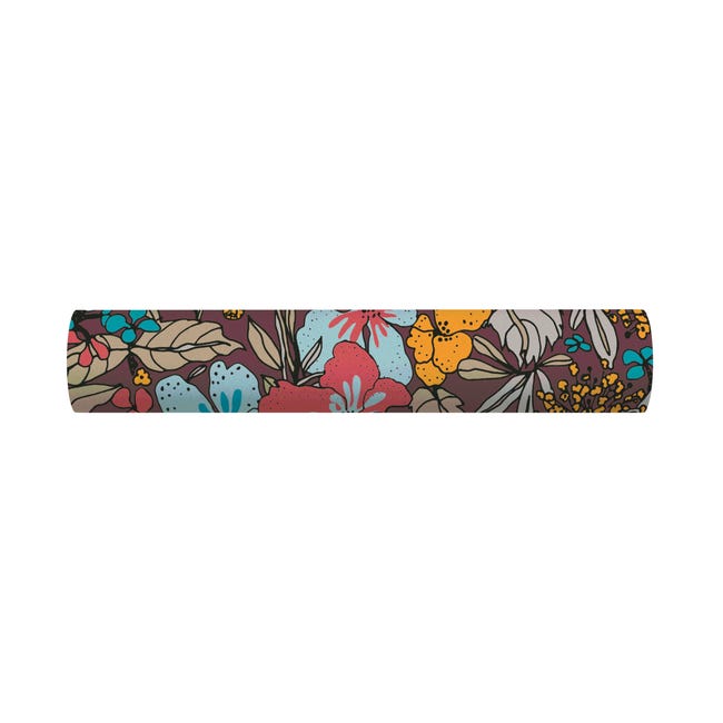 Tapeta Floral Impression 377563 bordowa winylowa na flizelinie