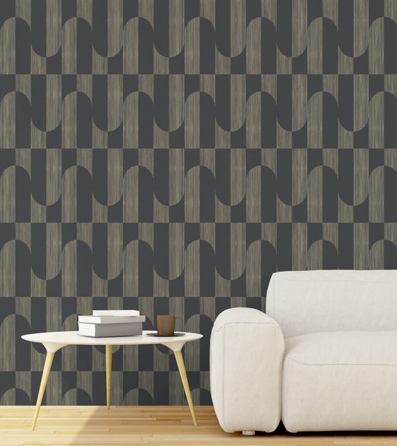 Tapeta Graz A55702 3D szara winylowa na flizelinie