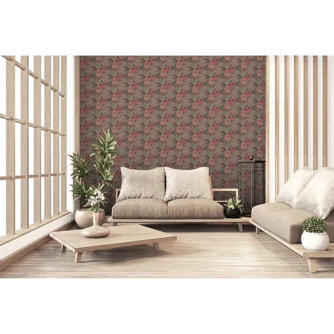 Tapeta Metropolitan 378595 czerwona winylowa na flizelinie