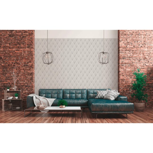 Tapeta Metropolitan 378641 srebrna winylowa na flizelinie