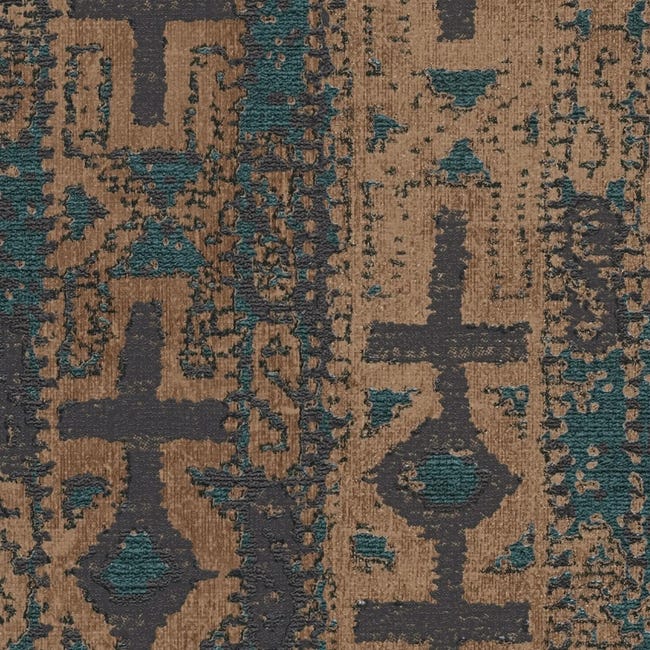 Tapeta Metropolitan 378682 zielona winylowa na flizelinie