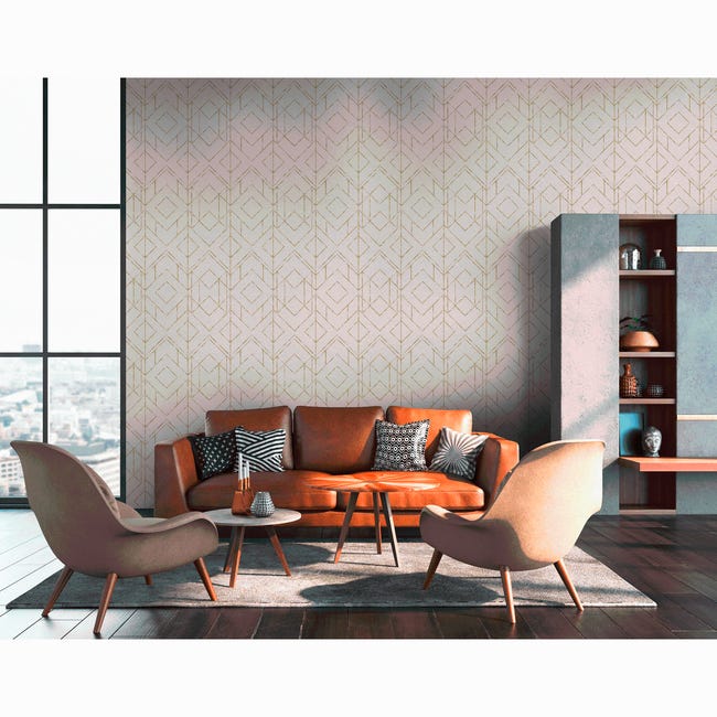 Tapeta Metropolitan 378693 beżowa winylowa na flizelinie