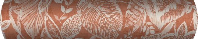 Tapeta Vinstra 171804 liście brązowa winylowa na flizelinie