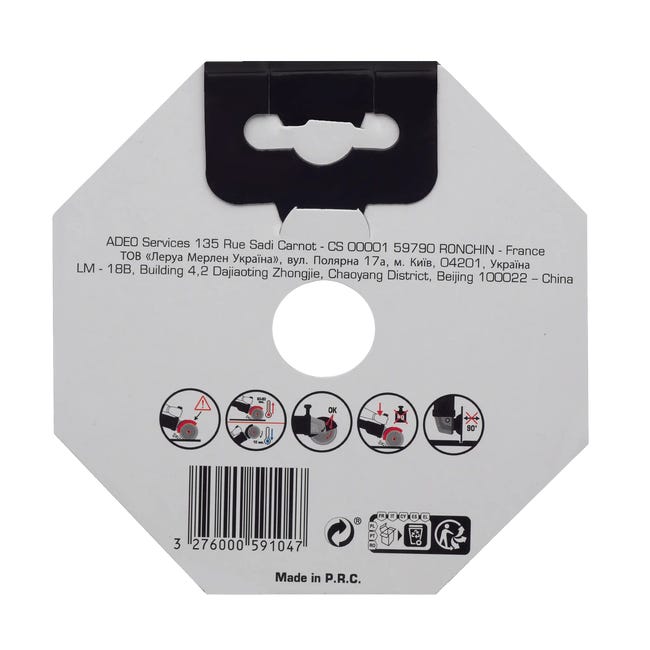 Tarcza diamentowa TURBO DO GRESU 125 x 1.6 x 22.2 mm DEXTER PRO