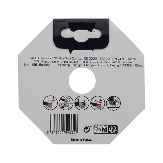 Tarcza diamentowa pełna DO CERAMIKI 115 x 1.6 x 22.2 mm DEXTER PRO