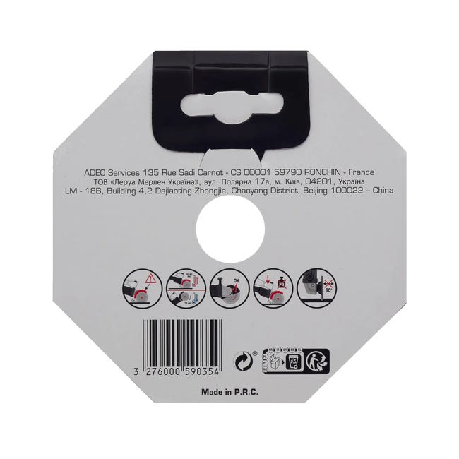 Tarcza diamentowa pełna DO CERAMIKI 125 x 1.6 x 22.2 mm DEXTER PRO