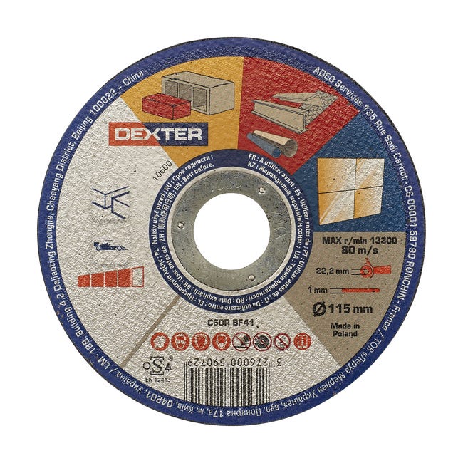 Tarcza do cięcia 41 115 x 1.0 x 22.2 mm MULTI DEXTER