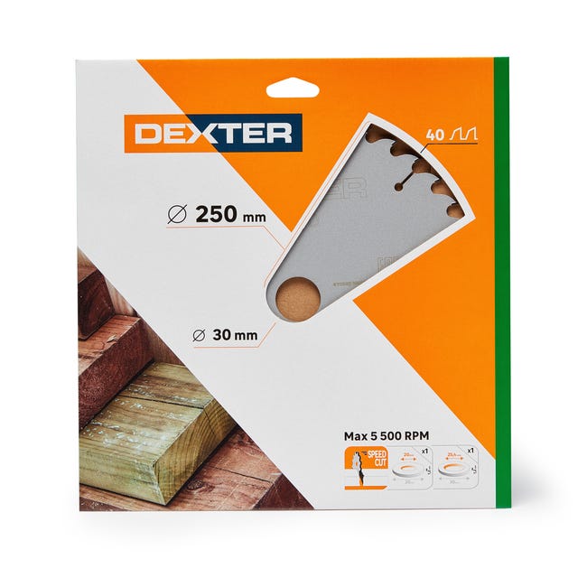 Tarcza do cięcia DREWNA 250 x 30 mm 40T DEXTER