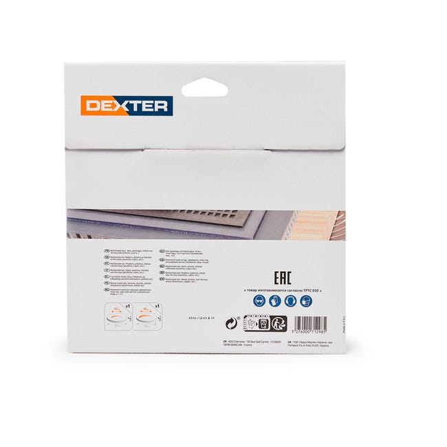 Tarcza do cięcia MULTIMATERIAL 185 x 20 mm 48T DEXTER
