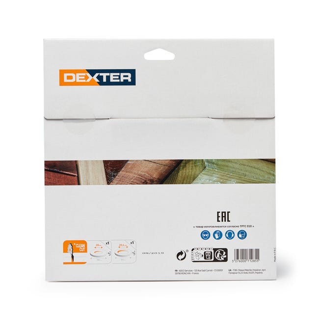 Tarcza do cięcia drewna 250 x 30 mm T80 DEXTER