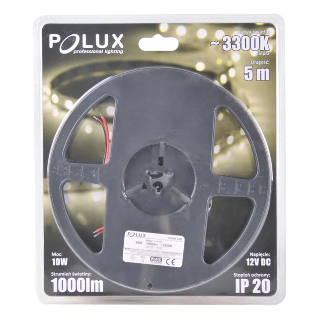 Taśma LED IP20 1000 lm 5 m barwa ciepła POLUX