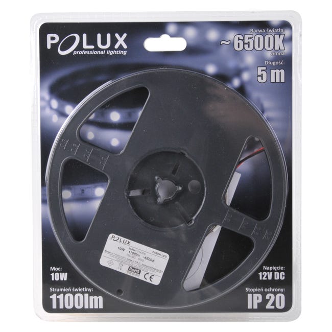 Taśma LED IP20 1100 lm 5 m barwa zimna POLUX