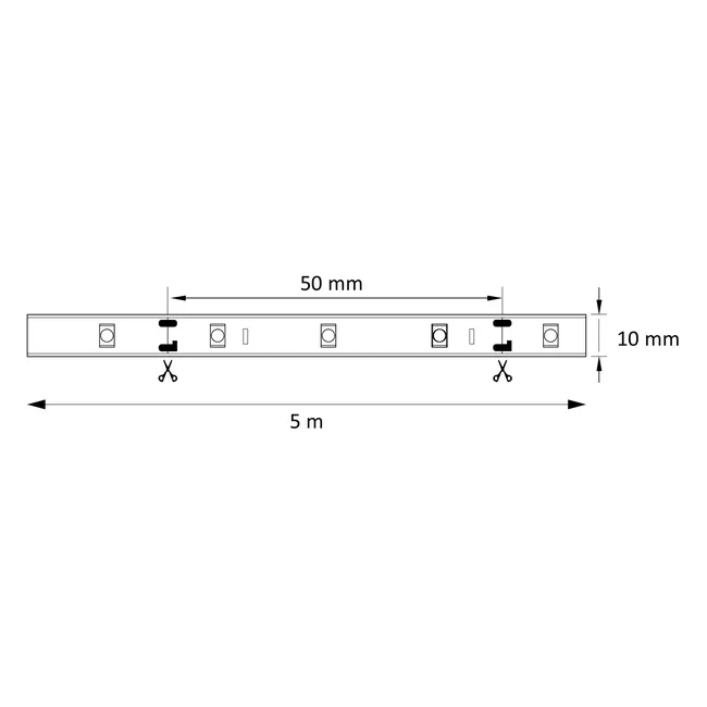 Taśma LED IP65 2200 lm 5 m barwa neutralna POLUX