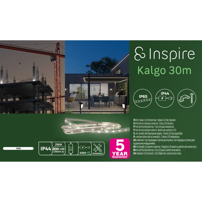 Taśma LED Kalgo 30 m IP44 Inspire