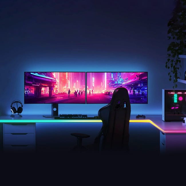 Taśma LED Neon Gaming RGB zestaw Smart Govee