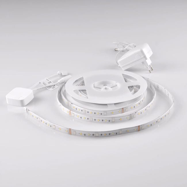 Taśma LED TUYA MUSIC IP65 RGBW 5 m + zasilacz i kontroler POLUX