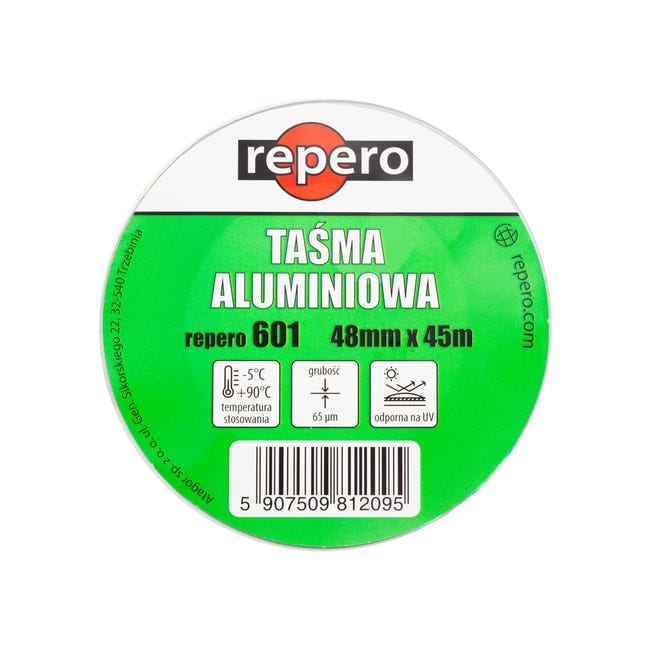 Taśma aluminiowa 48mm x 45m REPERO