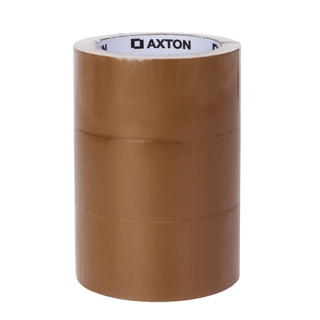 Taśma klejąca 3 szt. dł. 66 m x szer. 48 mm AXTON
