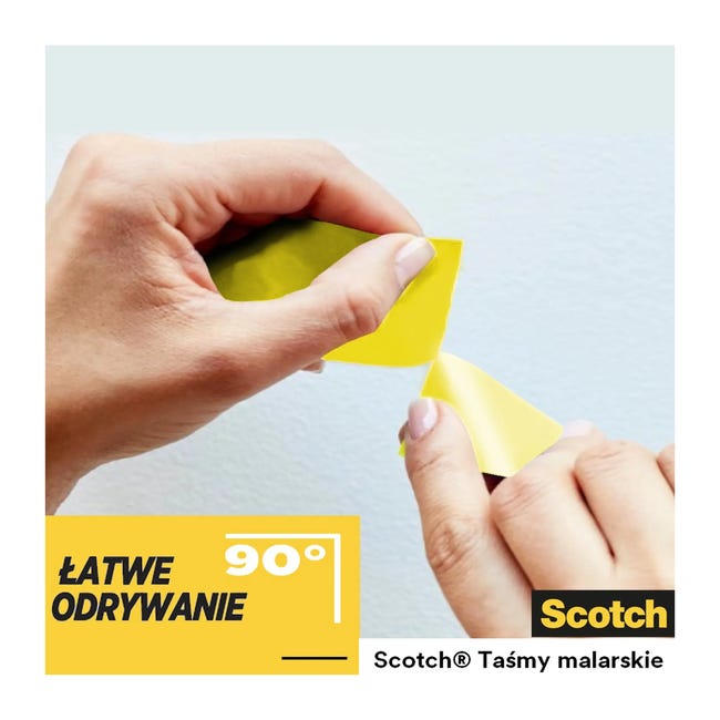Taśma malarska DO TYNKÓW ZEWNĘTRZNYCH 36 mm x 41 m SCOTCH