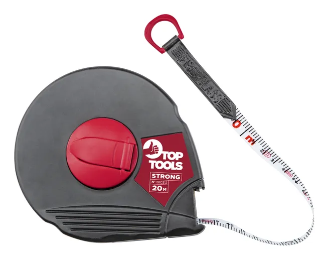 Taśma miernicza 28C422 włókno szklane 13 mm / 20 m Topex