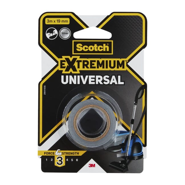 Taśma naprawcza Universal Extremium 19 mm x 3 m srebrna Scotch