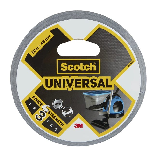 Taśma naprawcza uniwersalna 28 mm x 50 m srebrna Scotch