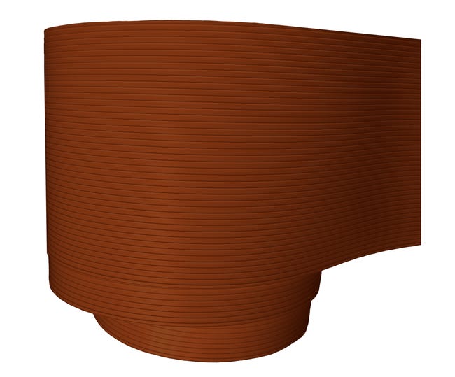 Taśma ogrodzeniowa 26mb Thermoplast Classic Line 19cm Brąz