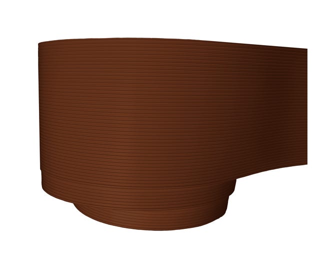 Taśma ogrodzeniowa 9.5 cm x 52 m brązowa Thermoplast