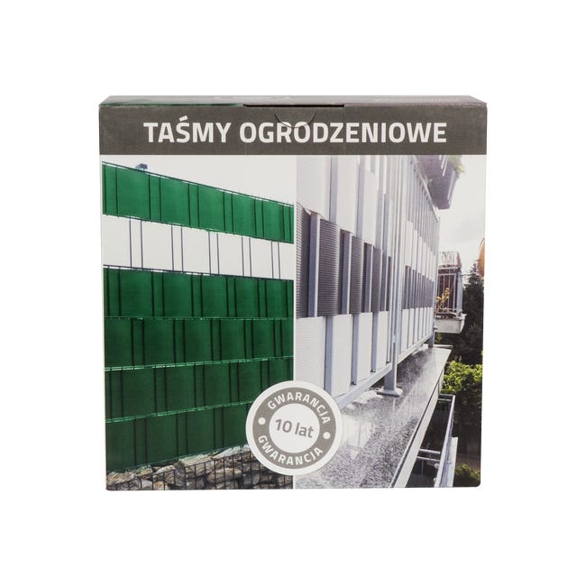 Taśma ogrodzeniowa Rattan 1.9x5.1 m grafitowa Thermoplast