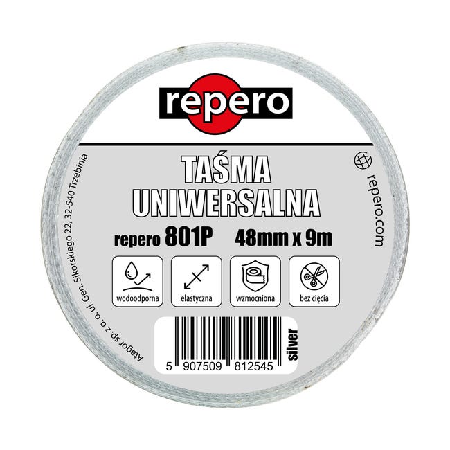 Taśma uszczelniająca 48mm x 9m REPERO