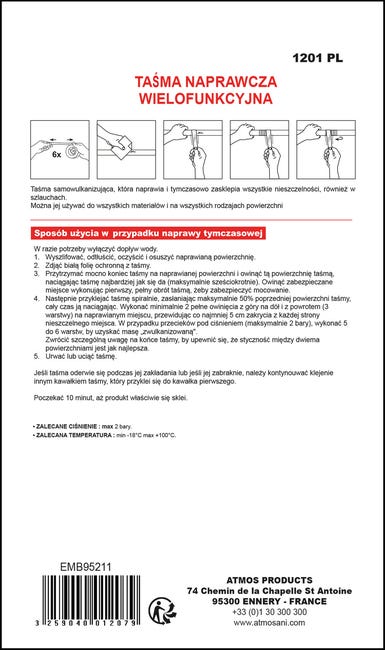 Taśma uszczelniająca ATMOS SOS ATMOS