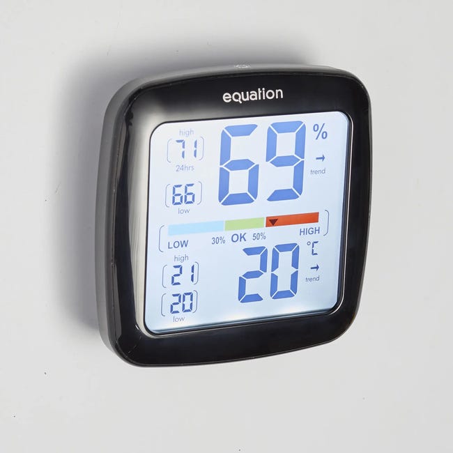 Termometr z higrometrem EM742-BL EQUATION
