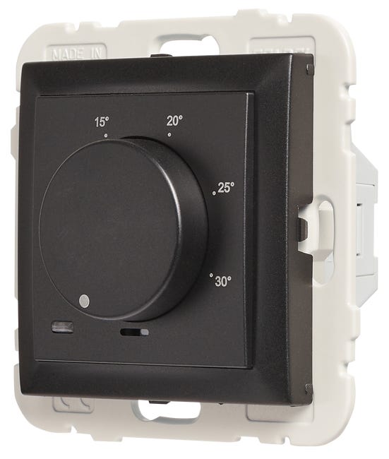 Termostat obrotowy LOGUS 90 czarny EFAPEL
