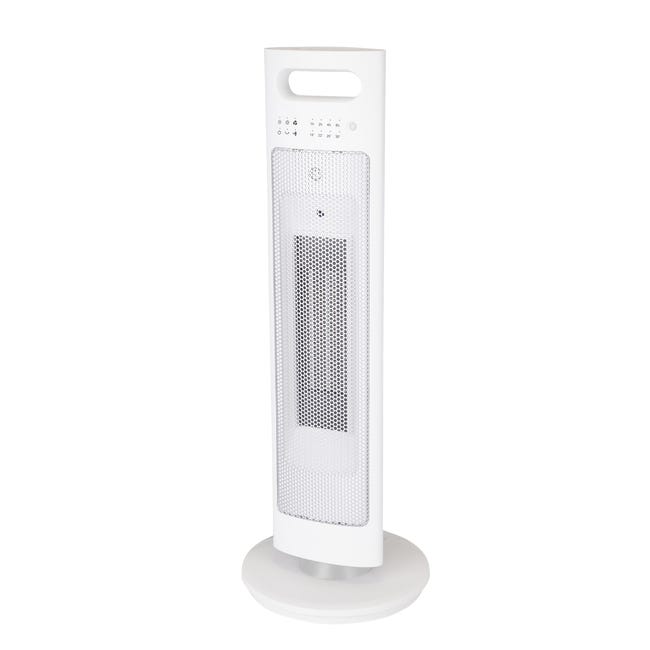 Termowentylator ceramiczny kolumnowy 2500W Biały EQUATION