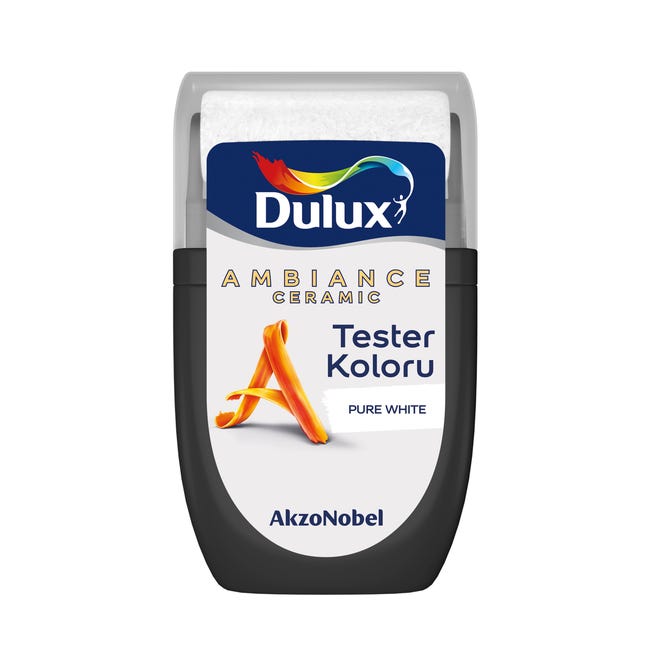 Tester farby Dulux Ambiance Pure white 30 ml