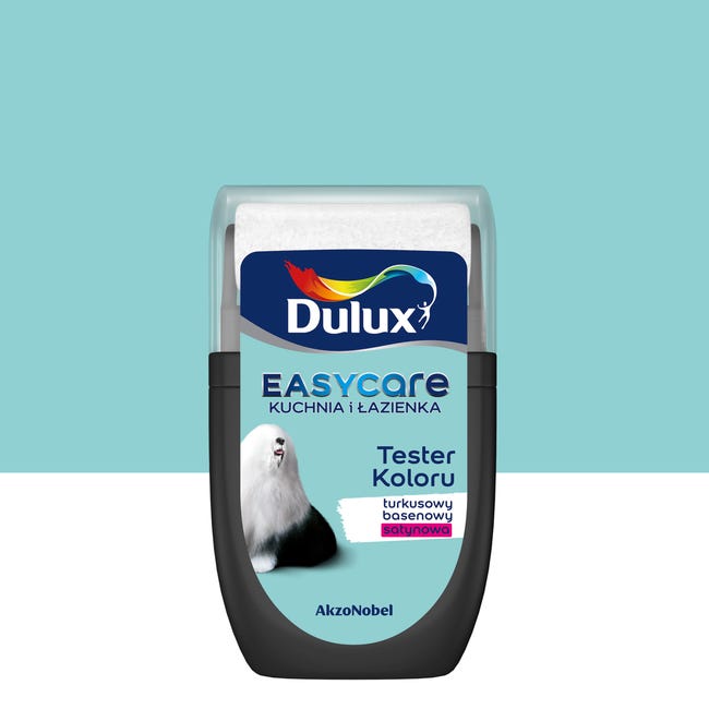 Tester farby Dulux Easycare Kuchnia i łazienka Turkusowy basenowy 30 ml