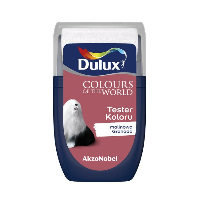 Tester farby Dulux Kolory świata Malinowa granada 30 ml